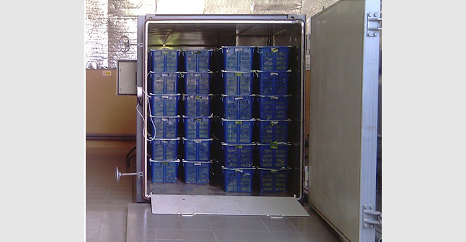 真空预冷机出货至深圳蔬菜批发市场安装