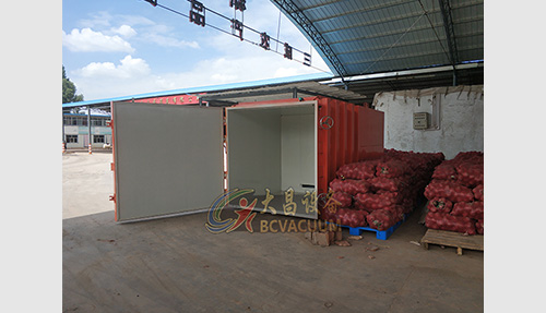 蘑菇真空预冷保鲜设备四川安装案例