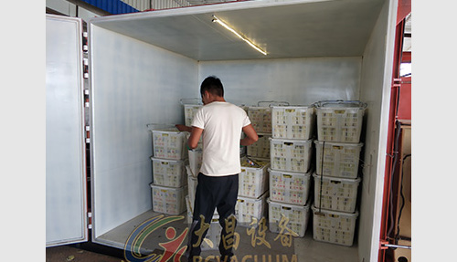 真空预冷机山东张家口安装现场