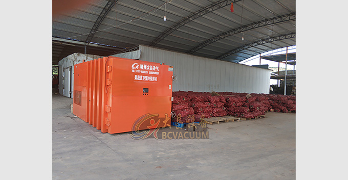 果蔬真空预冷保鲜设备蔬菜水果批发市场安装