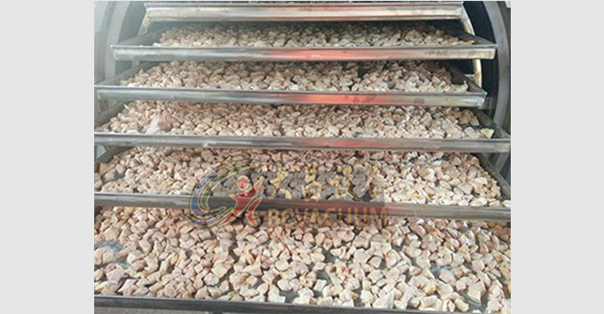 干果冻干机出货浙江某食品公司老总