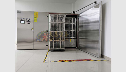 “两套真空充氮杀虫机系统”浙江某档案局安装