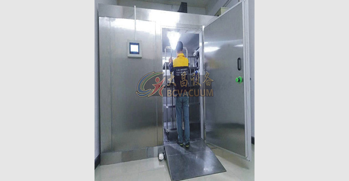 低温冷冻杀虫消毒库出货至广东某县