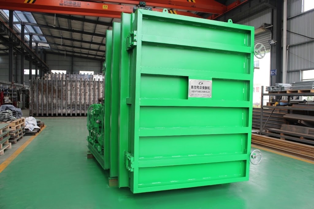 The reinforced structural steel exterior guarantees long-term durability under extreme vacuum pressures. The reinforced structural steel exterior guarantees long-term durability under extreme vacuum pressures.